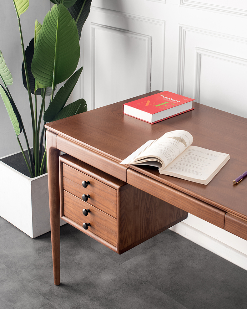 Обеденный стол Ash Wood цвета орех-NOWA-Китайская офисная мебель, Китайская мебель на заказ,
