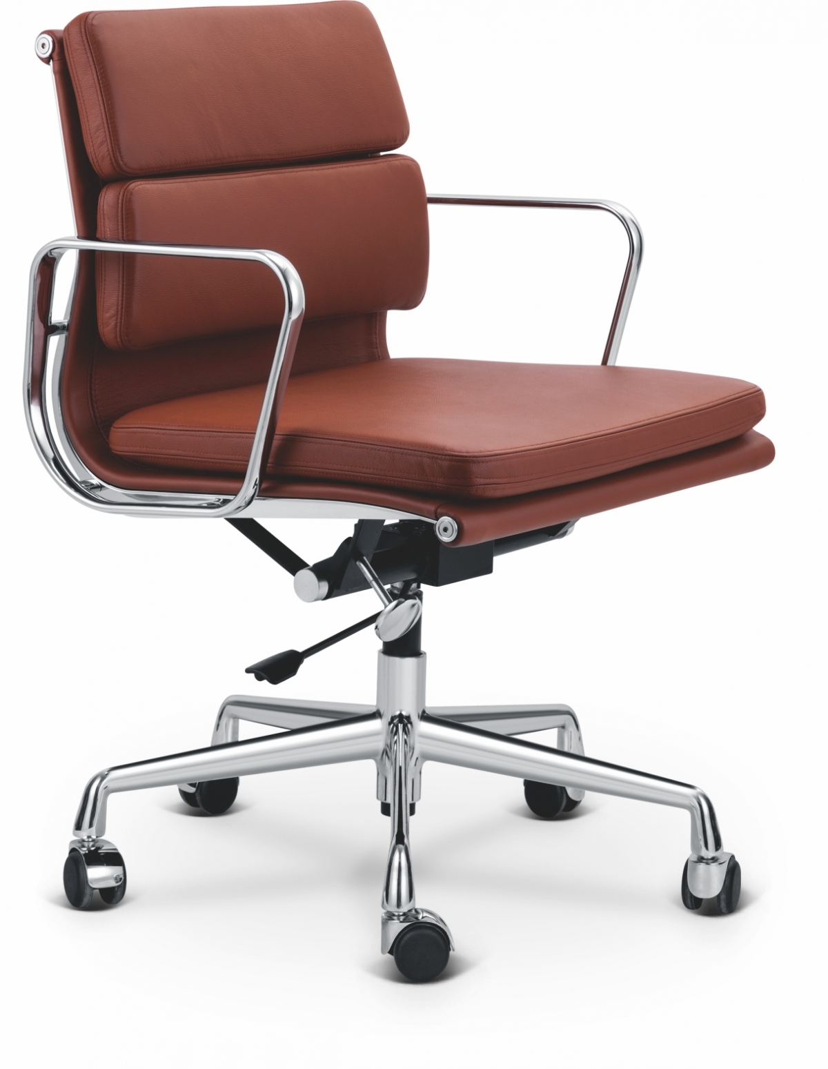 Eames leather chair in chromed finish-NOWA-China Office Furniture, China Custom Made Furniture,